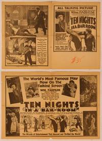 9r143 TEN NIGHTS IN A BARROOM herald '31 William Farnum knocks out Santschi & saves little girl!