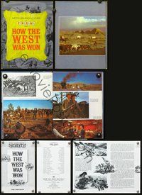 9r409 HOW THE WEST WAS WON program '64 John Ford classic all-star Cinerama epic, cool!
