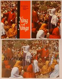 9r414 KING OF KINGS program '61 Nicholas Ray Biblical epic, Jeffrey Hunter as Jesus!