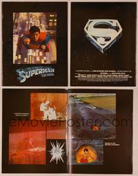9r460 SUPERMAN program '78 comic book hero Christopher Reeve, Gene Hackman