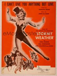 9r297 STORMY WEATHER sheet music '43 Lena Horne, Cab Calloway, Bojangles Robinson