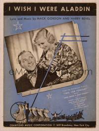 9r315 TWO FOR TONIGHT sheet music '35 great close up of Bing Crosby & sexy Joan Bennett!