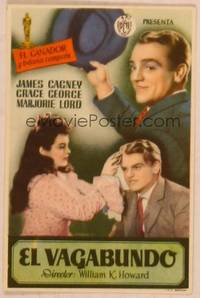 9r181 JOHNNY COME LATELY Spanish herald '43 great different images of James Cagney!