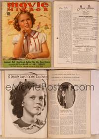 9s056 MOVIE MIRROR magazine May 1940, wonderful photo of cute Shirley Temple by Paul Duval!