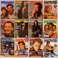 9s013 LOT OF MOVIE MAGAZINES #2 12 Australian magazines January 1991 to December 1992