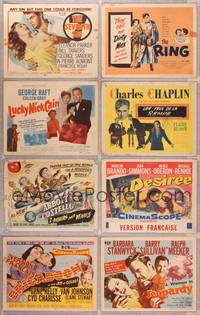 9s006 LOT OF 51 TITLE LOBBY CARDS TCs '40s-50s Island in the Sun, Reluctant Debutante +more!