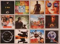 9s010 LOT OF 74 CD PRESSKITS 74 presskits '90s-00s Gladiator, Almost Famous, Mr. Deeds & more!