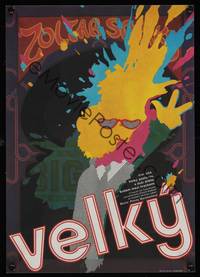 9t019 BIG Czech 11x16 '88 Tom Hanks, wild artwork of fortune teller machine!