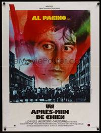 9t598 DOG DAY AFTERNOON French 23x32 '75 Al Pacino, Sidney Lumet classic, cool Ferracci design!