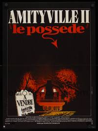 9t462 AMITYVILLE II French 15x21 '82 The Possession, horror, Landi art!