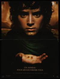 9t523 LORD OF THE RINGS: THE FELLOWSHIP OF THE RING teaser French 16x21 '01 J.R.R. Tolkien, Frodo!