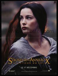 9t526 LORD OF THE RINGS: THE RETURN OF THE KING teaser French 16x21 '03 Peter Jackson, Arwen!