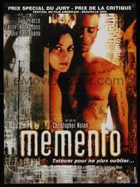 9t532 MEMENTO French 15x21 '01 Christopher Nolan, Guy Pearce & Carrie-Anne Moss by Maundury!