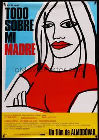 9t234 ALL ABOUT MY MOTHER Spanish '99 Pedro Almodovar's Todo Sobre Mi Madre, cool art by Marine!