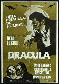 9t255 DRACULA Spanish R70s Tod Browning, Bela Lugosi vampire classic!