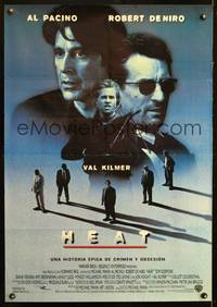 9t268 HEAT Spanish '95 Al Pacino, Robert De Niro, Val Kilmer, Michael Mann directed!