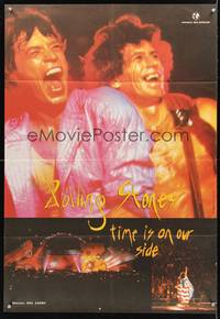 9t290 LET'S SPEND THE NIGHT TOGETHER Spanish '83 great image of Mick Jagger & Keith Richards!