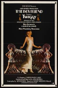 9v040 BOY FRIEND int'l 1sh '71 directed by Ken Russell, sexy full-length Twiggy!