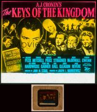 9w101 KEYS OF THE KINGDOM glass slide '44 religious Gregory Peck, Vincent Price, Thomas Mitchell