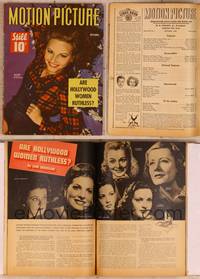 9w059 MOTION PICTURE magazine October 1942, portrait of pretty Janet Blair from My Sister Eileen!