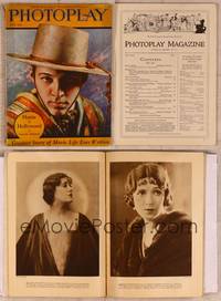 9w024 PHOTOPLAY magazine July 1922, portrait of Rudolph Valentino w/gaucho hat by Tempest Inman!