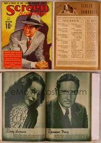 9w068 SCREEN ROMANCES magazine July 1939, art of Tyrone Power from Second Fiddle by Earl Christy!