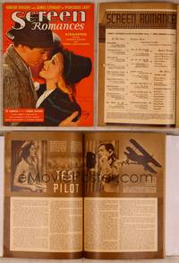 9w064 SCREEN ROMANCES magazine May 1938, art of Ginger Rogers & James Stewart by Earl Christy!