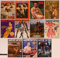 9w013 LOT OF MOVIE NEWS MAGAZINES 11 Australian magazines February 1981 to December 1982, Rocky, ET