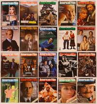 9w021 LOT OF AMERICAN FILM MAGAZINES 20 magazines January 1980 to December 1981