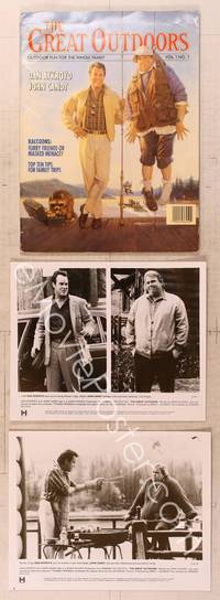 9w215 GREAT OUTDOORS presskit '88 Dan Aykroyd, John Candy, great magazine cover art!