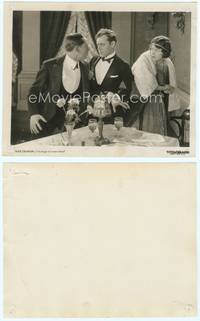 9y015 ANGEL OF CROOKED STREET deluxe 8x10 still '22 scared Alice Calhoun watches 2 men fight!
