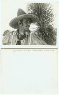 9y031 BAD MAN 8x10 still '30 close up of Mexican Walter Huston wearing sombrero!