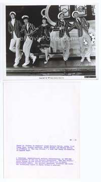 9y063 BOY FRIEND 8x10 still '71 Antonia Ellis singing with Tommy Tune & three others!