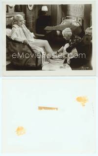 9y077 CAROLE LOMBARD 8x10 still '30s barely dressed sitting in chair getting a foot bath!