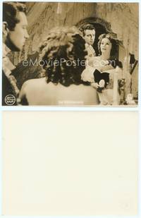 9y075 CAMILLE deluxe German 8x10.75 still '37 great c/u of Greta Garbo & Robert Taylor by mirror!