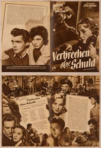 9z126 BLACKMAILED German program '51 many images of Dirk Bogarde, pretty Joan Rice & Zetterling!