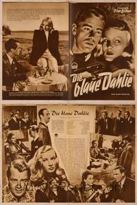 9z127 BLUE DAHLIA German program '51 many different images of Alan Ladd & sexy Veronica Lake!