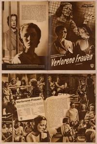9z128 CAGED German program '51 different images of bad girl Eleanor Parker in prison!