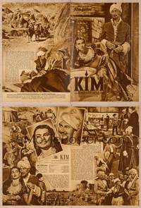 9z143 KIM German program '52 Errol Flynn & sexy Laurette Luez, Rudyard Kipling, different!