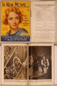 9z039 NEW MOVIE MAGAZINE magazine May 1931, great art of Marlene Dietrich by Jules Erbit!