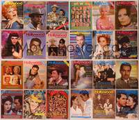 9z021 LOT OF HOLLYWOOD STUDIO MAGAZINES 24 magazines April 1979 to August 1981 Grant, Loren + more!