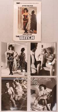 9z177 BITCH English presskit '79 sexy barely-dressed Joan Collins, lots of nude images!