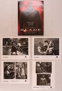 9z179 BLADE presskit '98 Wesley Snipes, Stephen Dorff, Kris Kristofferson, vampires!