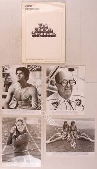 9z186 CHICKEN CHRONICLES presskit '77 Steve Guttenberg, Phil Silvers, Lisa Reeves