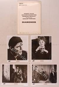 9z191 DIAMONDS presskit '75 Robert Shaw, Richard Roundtree, Barbara Hershey & Shelley Winters!