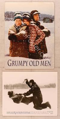 9z202 GRUMPY OLD MEN presskit '93 Ann-Margret comes between Walter Matthau & Jack Lemmon!