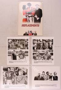 9z217 REPLACEMENTS presskit '00 Keanu Reeves as football player with cheerleader & Gene Hackman!