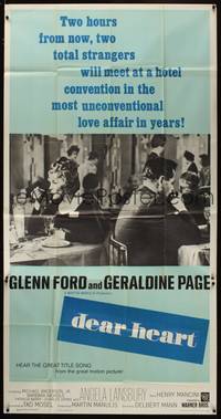 1a416 DEAR HEART 3sh '65 Glenn Ford & sexy Geraldine Page, it began in New York!