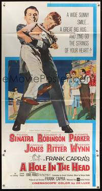 1a460 HOLE IN THE HEAD 3sh '59 Frank Sinatra, Edward G. Robinson, Eleanor Parker, Frank Capra