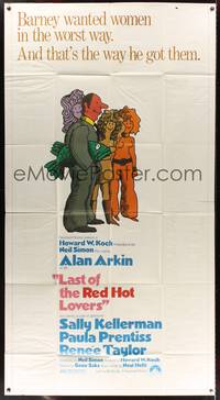 1a491 LAST OF THE RED HOT LOVERS 3sh '72 Alan Arkin got women in the worst way, by Neil Simon!